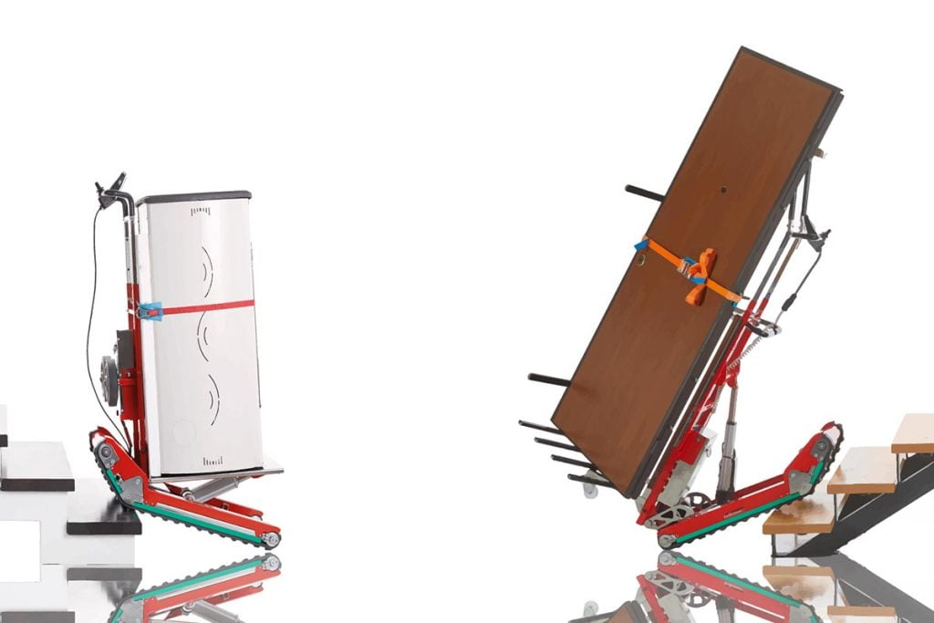 two crawler electric stair climbers